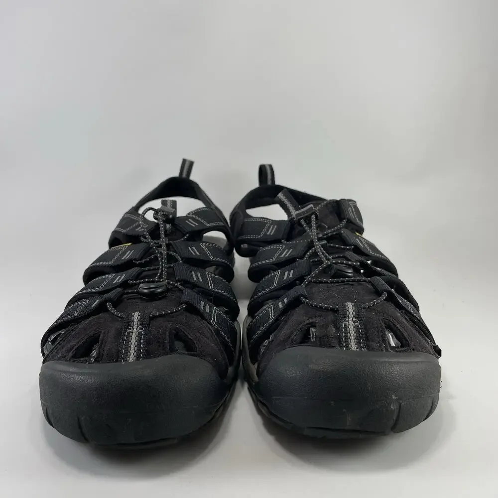 Keen Whisper Black Sandals Mens Size 13 Waterproof Closed Toe Hiking Fisherman